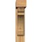 Ekena Millwork Olympic Block Rough Sawn Bracket w/ Offset Brace, Western Red Cedar, 6"W x 22"D x 26"H BKT0604X22X26OLY05RWR - alternate 3